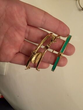 Set of 3 Kate Spade Gold Bangles